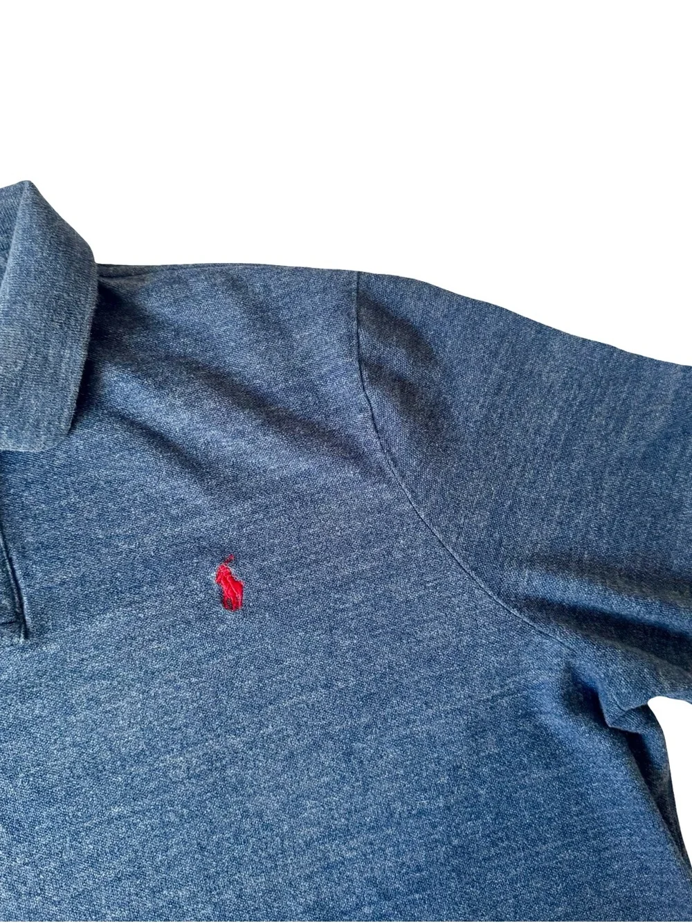 Polo Ralph Lauren Men's Royal Heather Cotton Mesh Polo Shirt Classic Fit XXL
